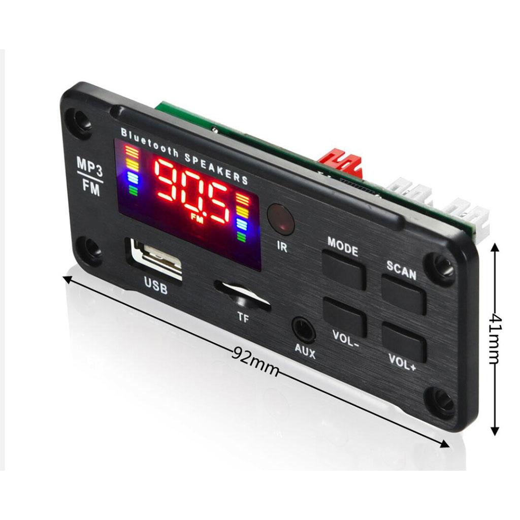 Bluetooth MP3 Decoder Board Stereo Audio Amplifier Auto Wireless for Speaker