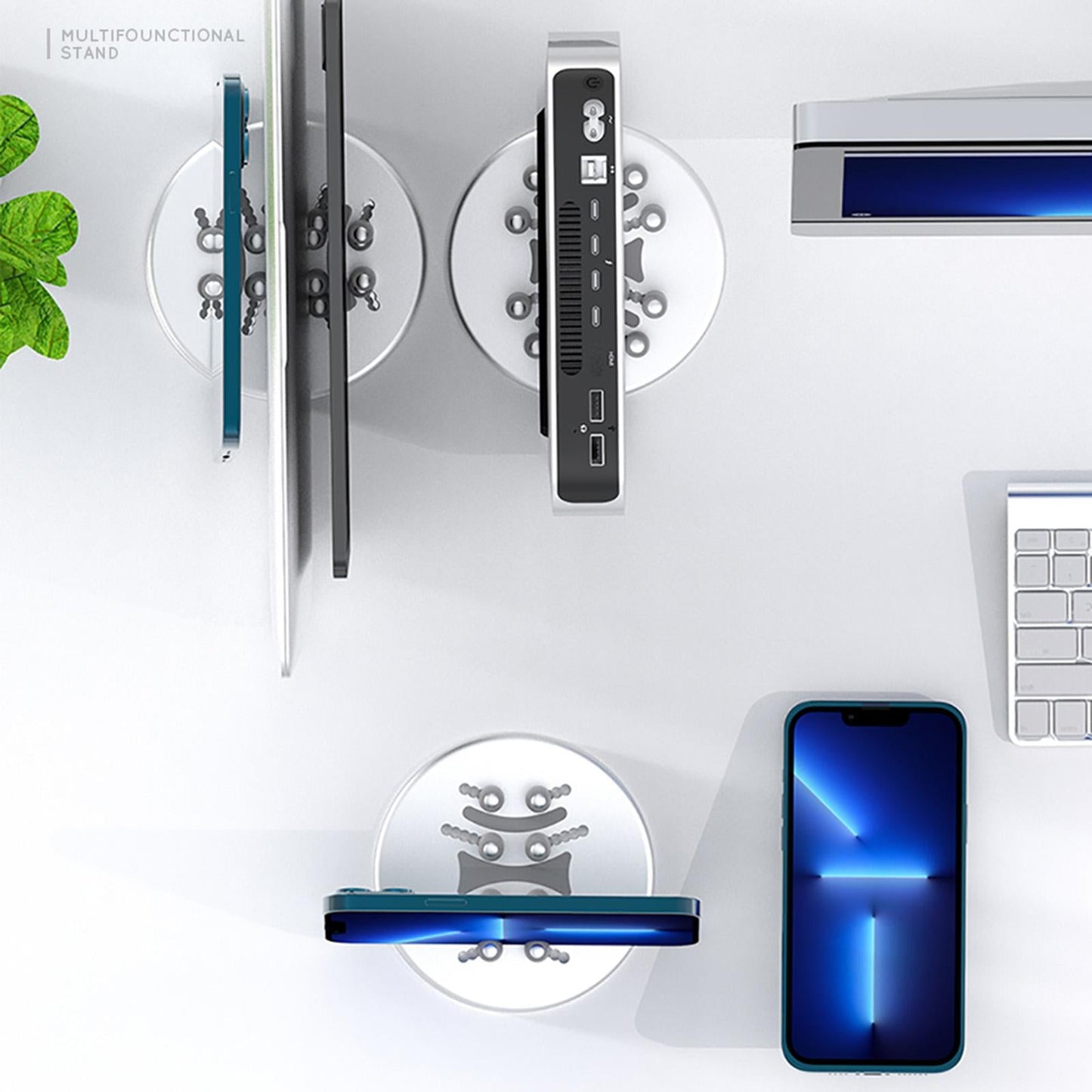 Vertical Desktop Laptop Stand Universal Adjustable for Tablet Notebook Phone