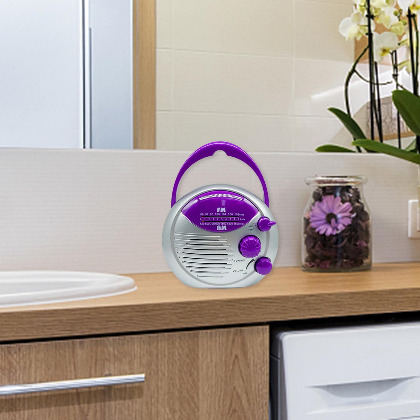 1000mAh Emergency Weather Radio Portable for Travelling Outdoor Household