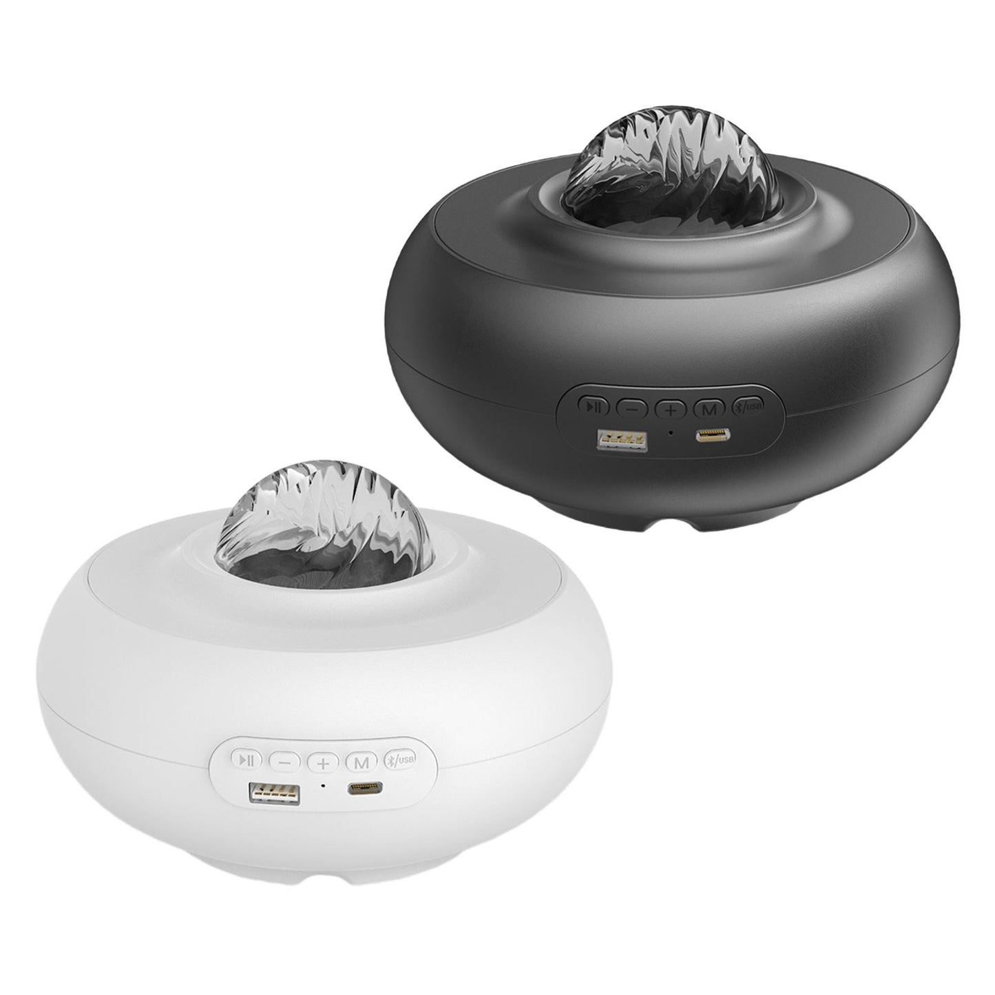 LED Starry Sky Projector 3D Bedroom Adjustable Ocean Star Home Theaters White