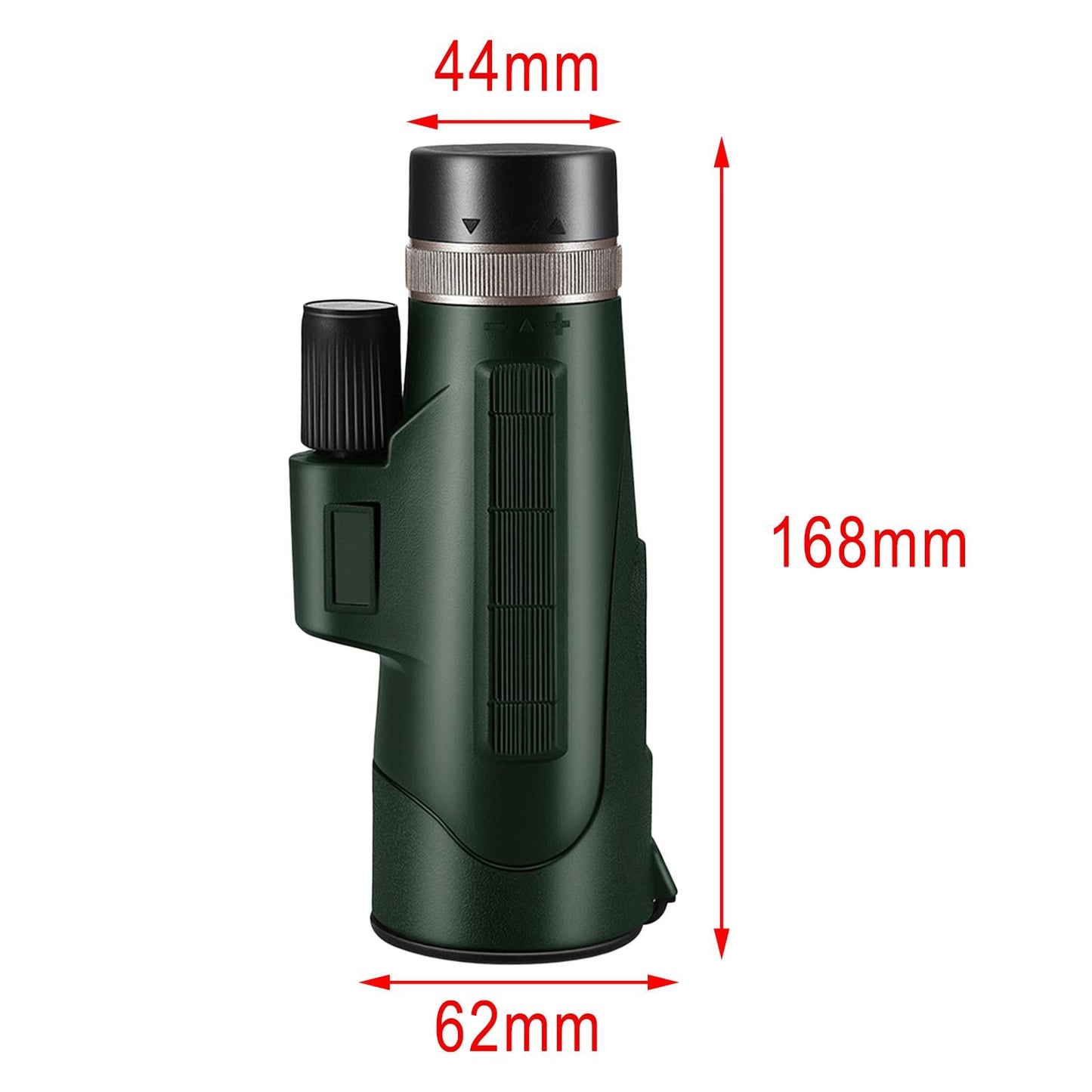 12x50 Monocular Telescope High Power Anti-Fog BAK4 Travelling Hunting Green