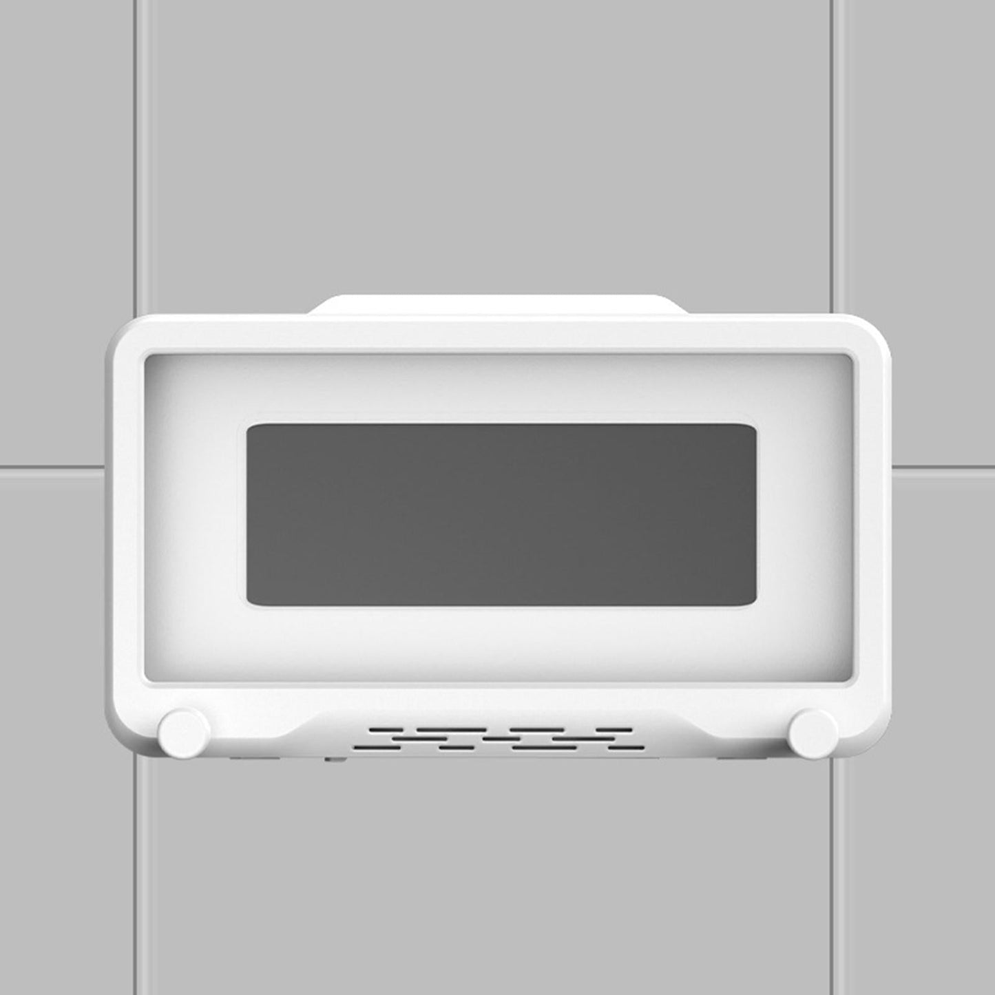 Waterproof Wall Mount Phone Cradle Bathroom Case Shelf Professional White