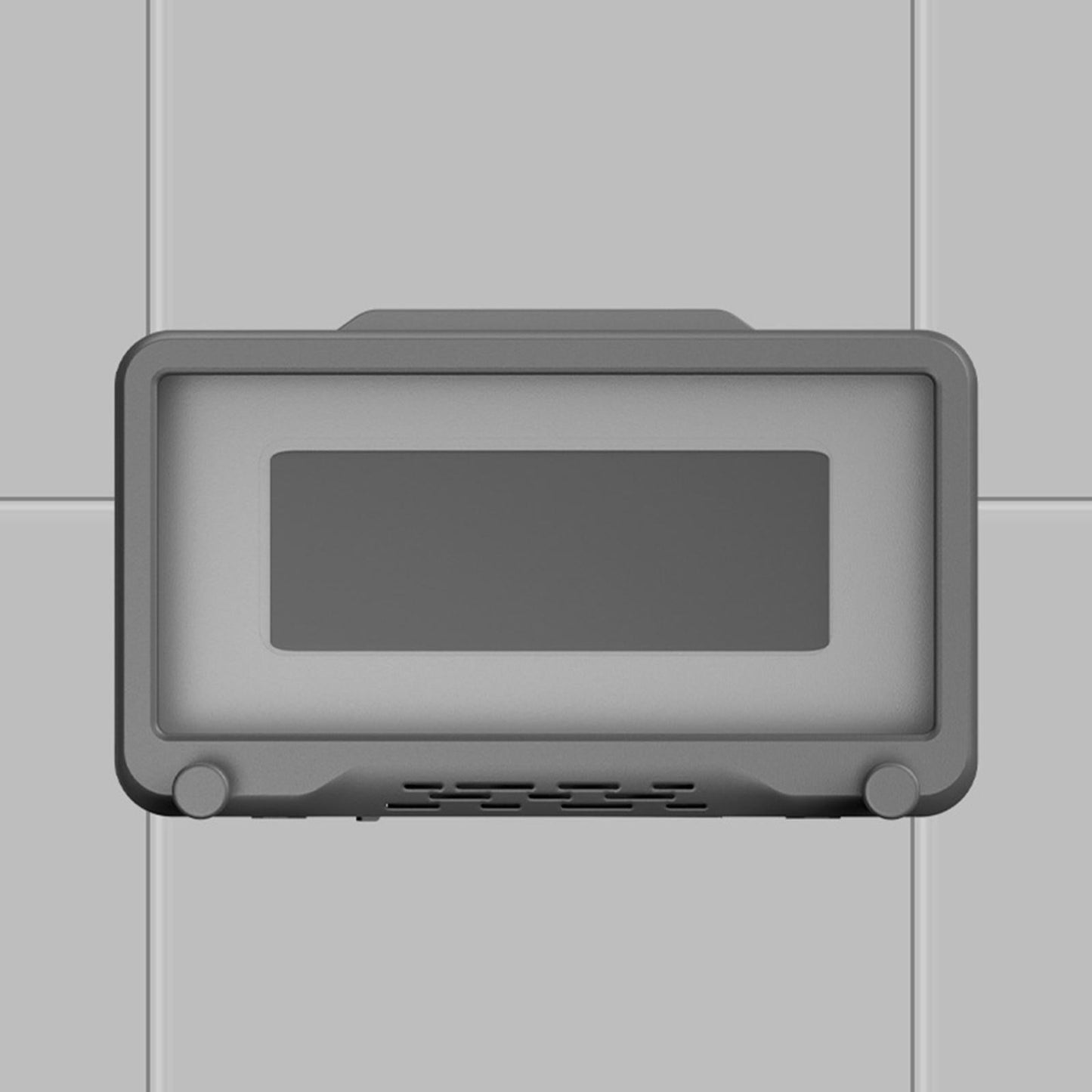 Waterproof Wall Mount Phone Cradle Bathroom Case Shelf Professional Grey