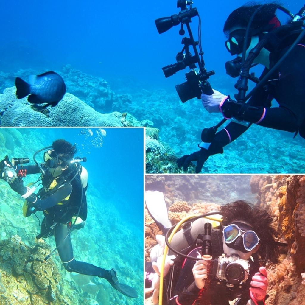 Diving Mount Shutter Extension Rod Adapter for Slr Underwater Sturdy