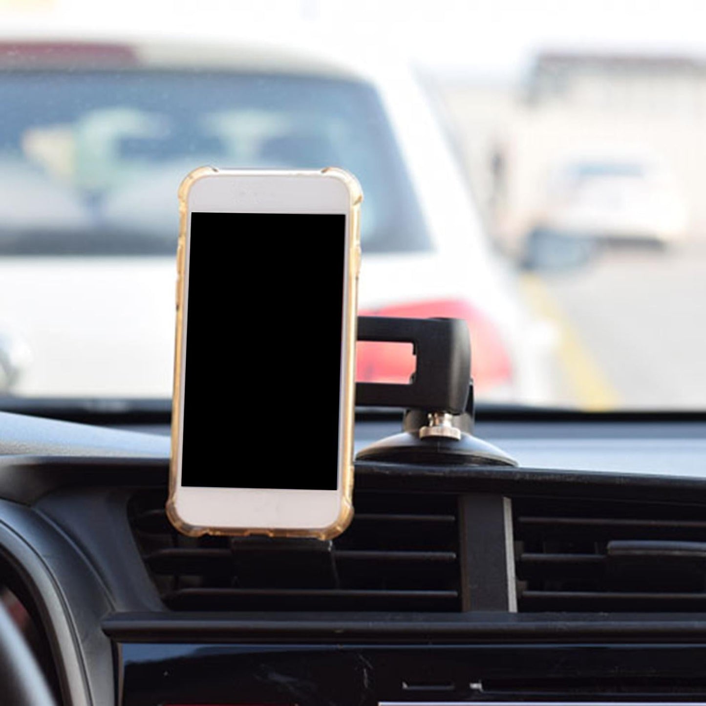 Magnetic Phone Car Mount Mini Tablets 360 Rotate Safe Driving Suction Green