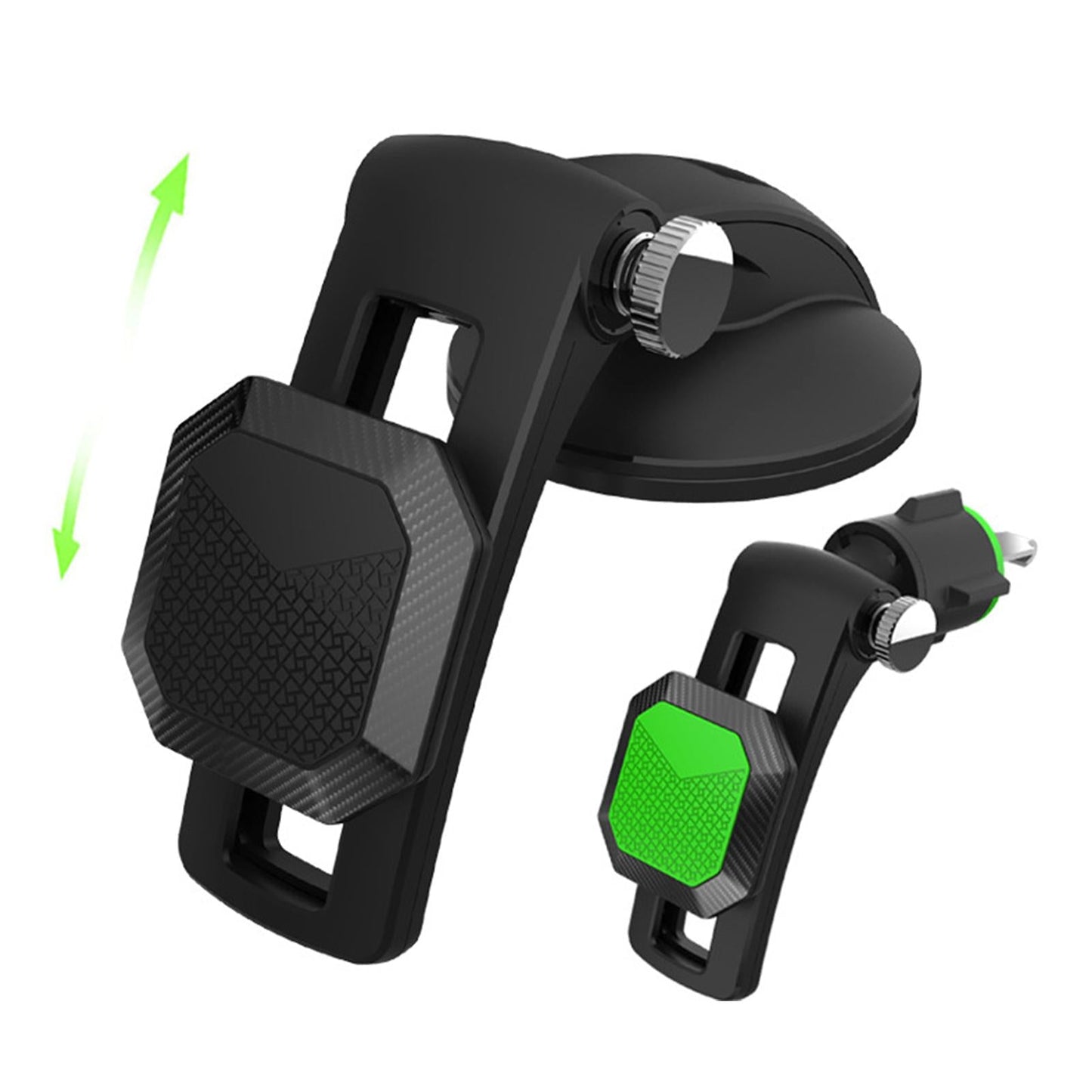 Magnetic Phone Car Mount Mini Tablets 360 Rotate Safe Driving Suction Black