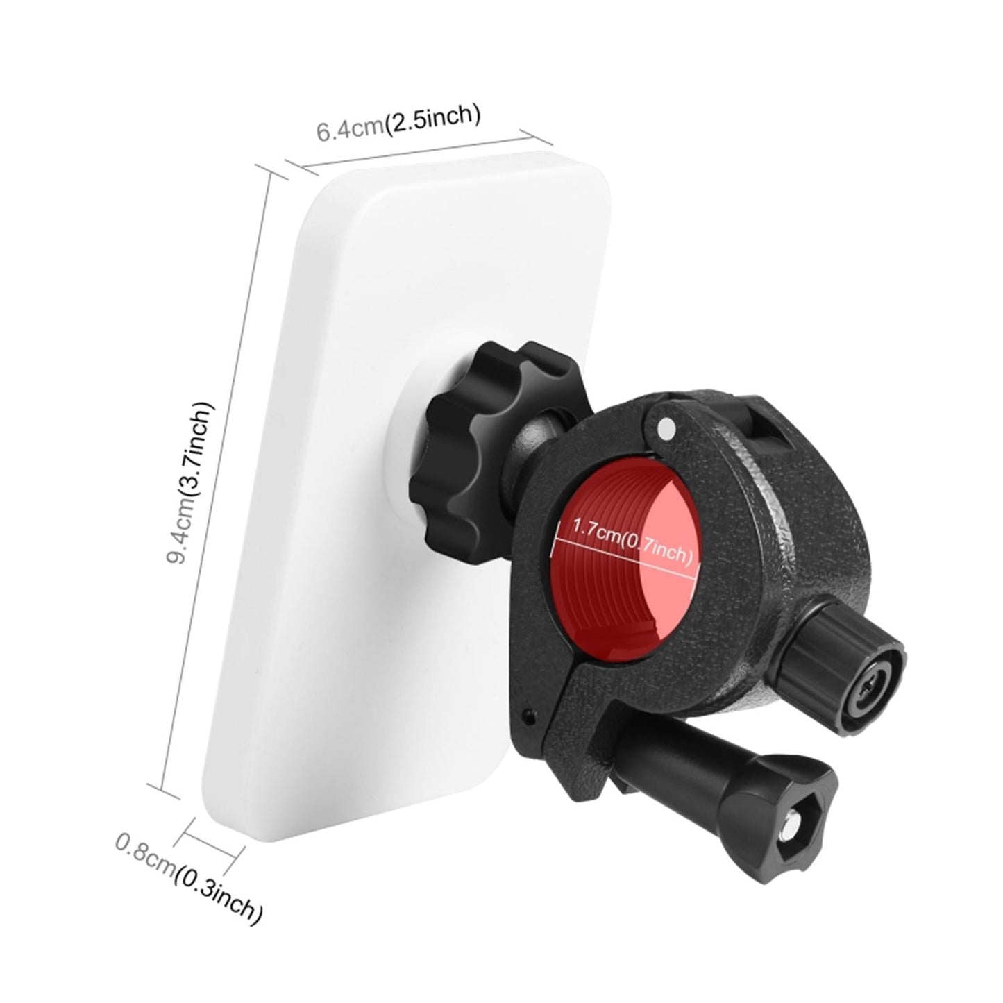 Wireless Car Charger Wireless Charging Air Vent Mount for Phone White