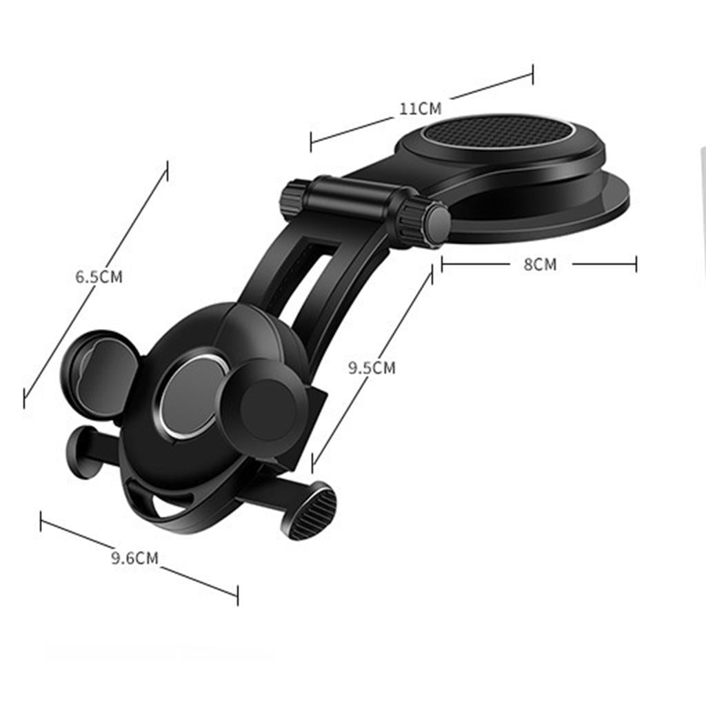 Dashboard Cell Phone Holder Universal for All Smartphones Round