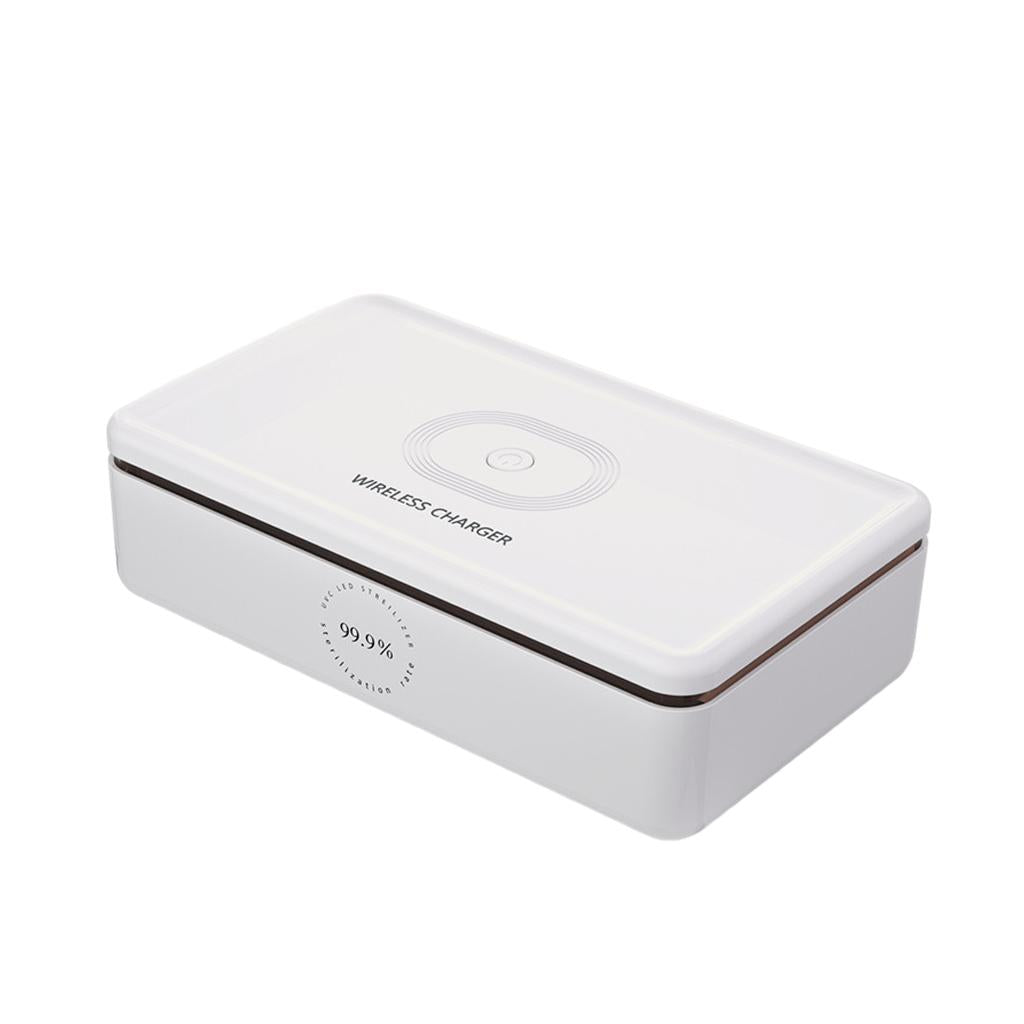 UV Light Sanitizer Box 15W Fast Wireless Charging for Smartphone Nail Tool