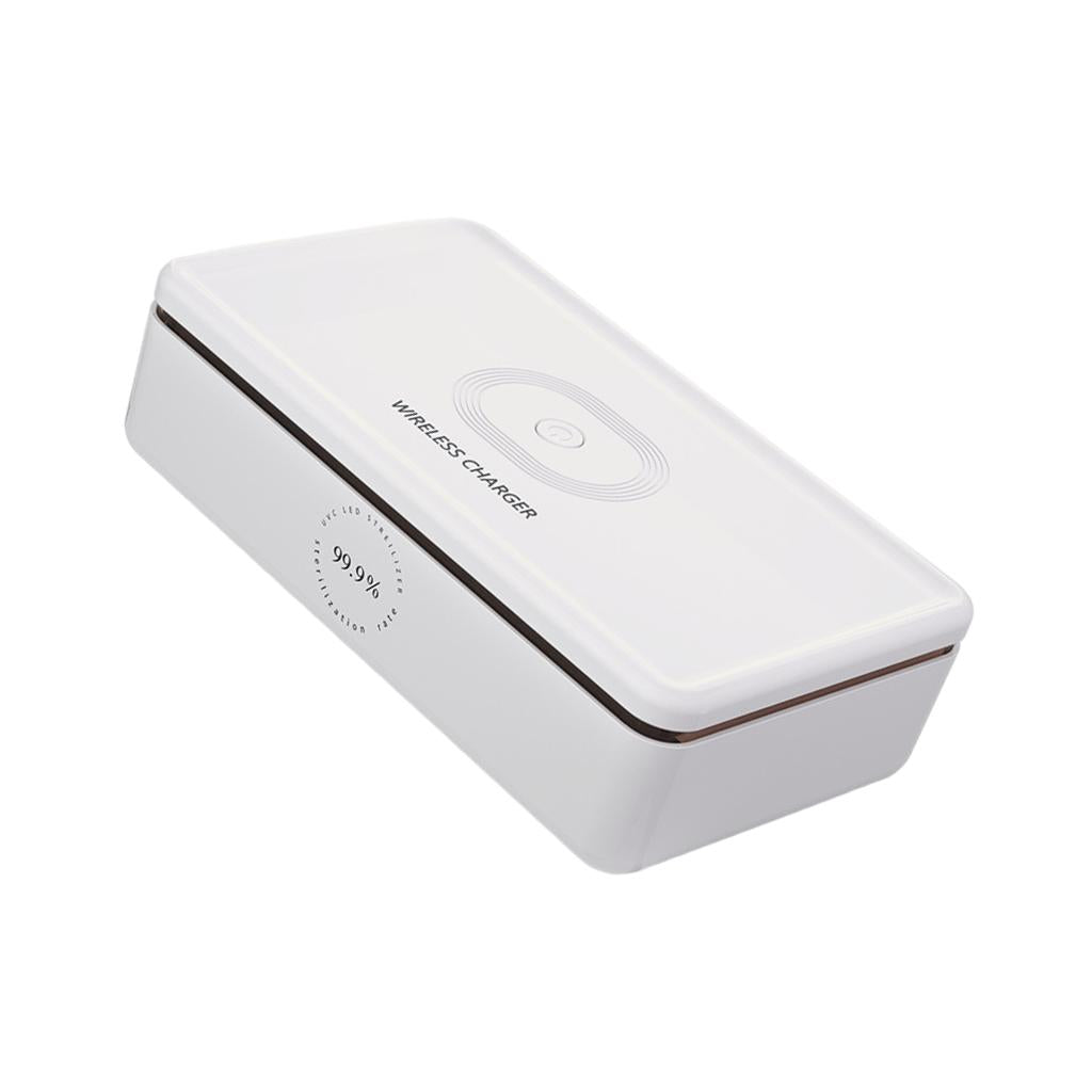 UV Light Sanitizer Box 15W Fast Wireless Charging for Smartphone Nail Tool