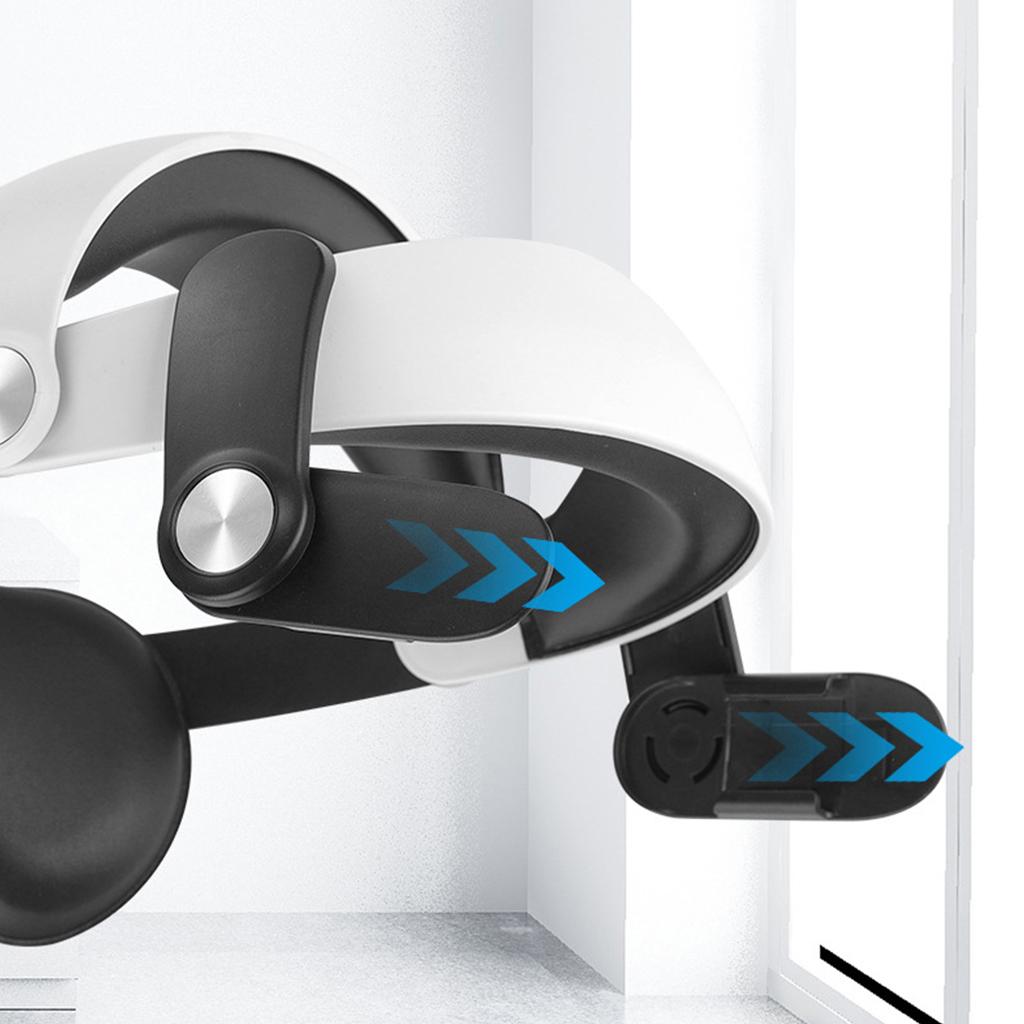 Adjustable Head Strap with Head Cushion Protective for Quest 2 Lightweight