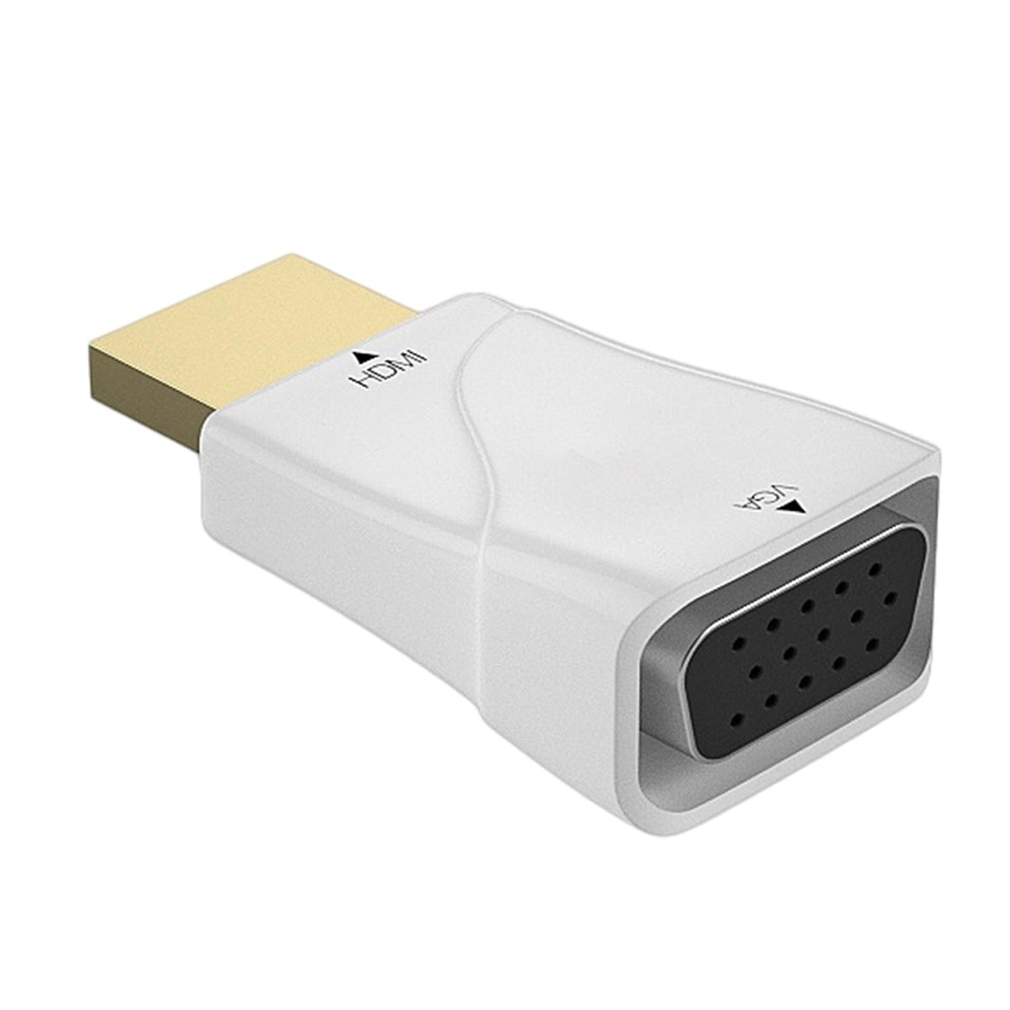 HDMI to VGA Male to Female Converter Video for Computer White No Aux Cable