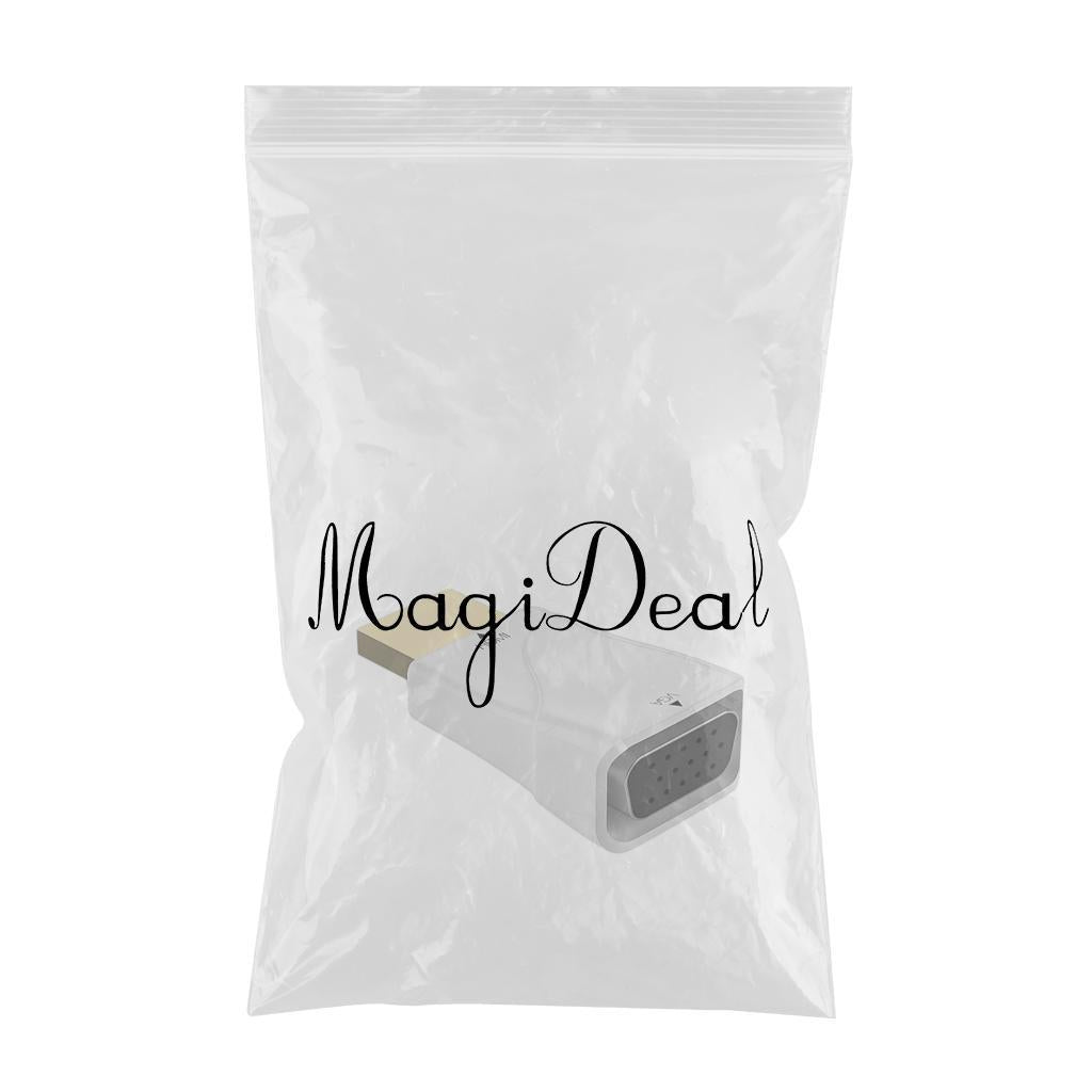 HDMI to VGA Male to Female Converter Video for Computer White No Aux Cable