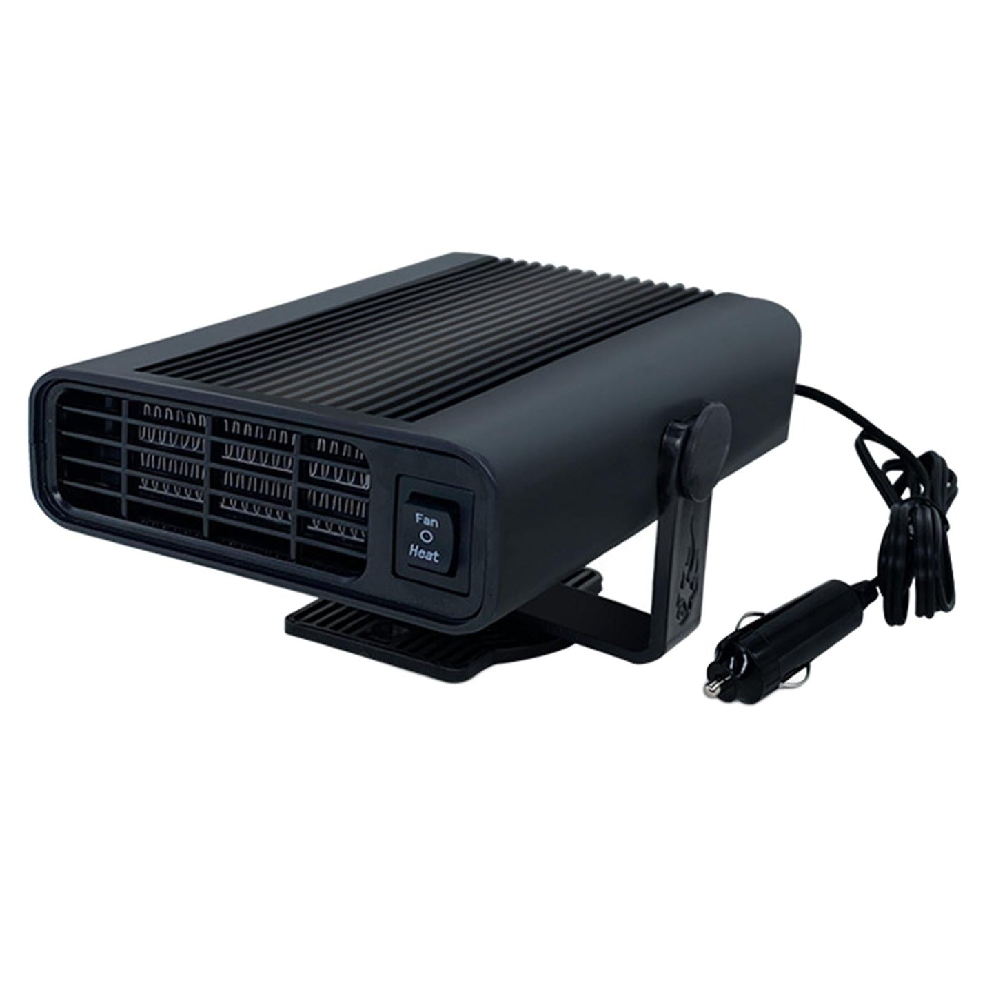 Car Heater Defroster Cooling Fan Auto Heater Fast Heating for Vehucle Winter 12V Black