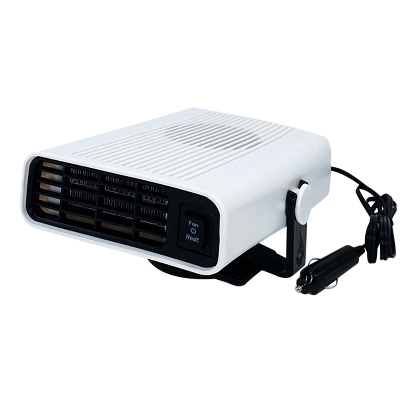 Car Heater Defroster Cooling Fan Auto Heater Fast Heating for Vehucle Winter 24V White