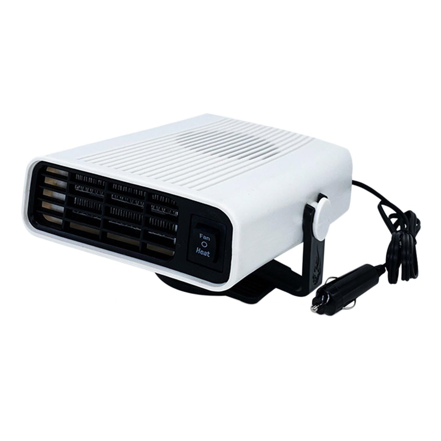 Car Heater Defroster Cooling Fan Auto Heater Fast Heating for Vehucle Winter 24V White