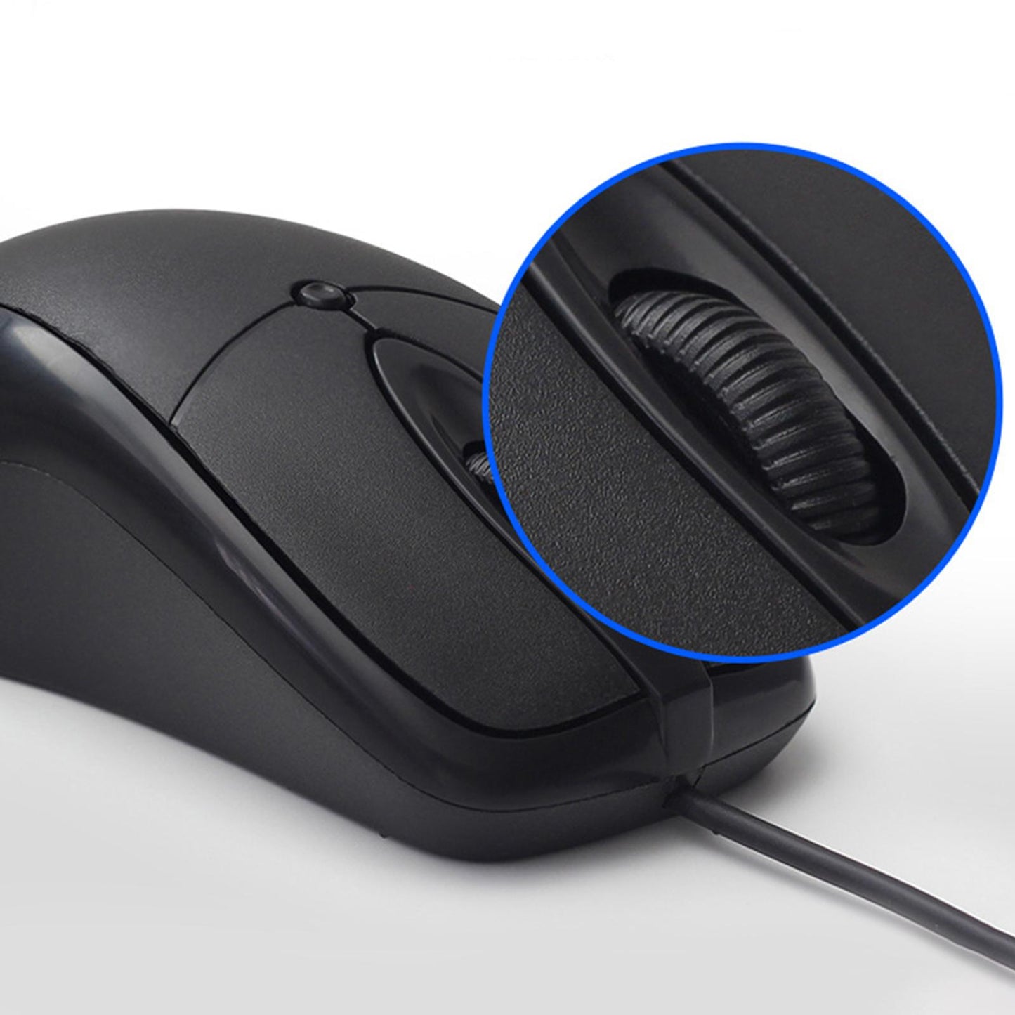 USB Wired Mouse Anti-Slip Optical Mouse for Laptop Desktop for Windows Mac