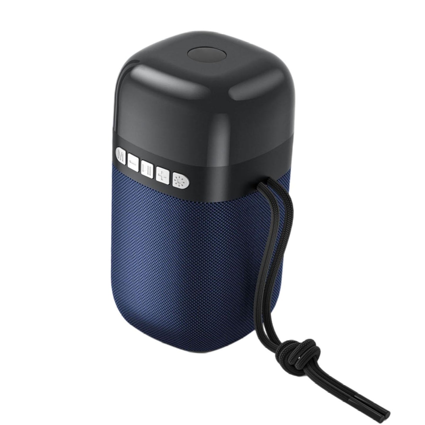 Outdoor Portable Speaker Bluetooth FM Cool Lights TF Card Blue