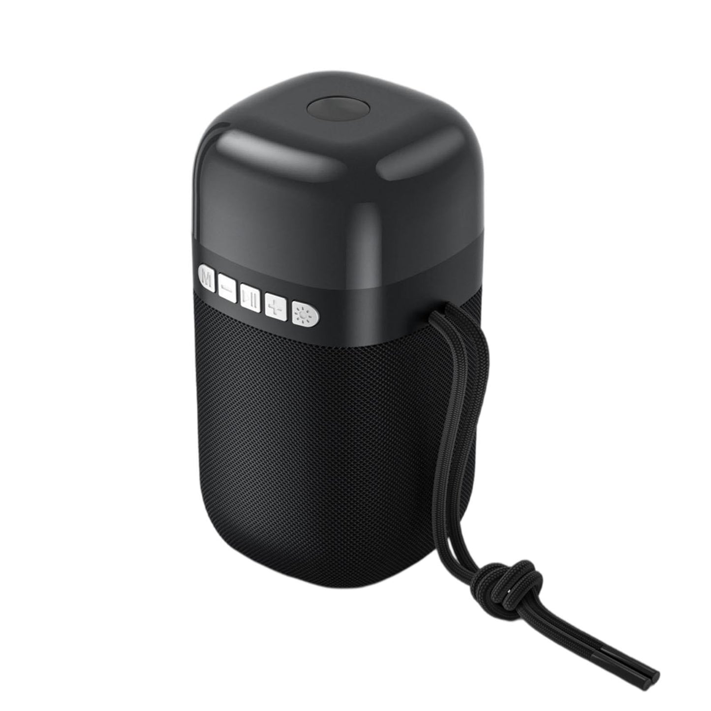 Outdoor Portable Speaker Bluetooth FM Cool Lights TF Card Black