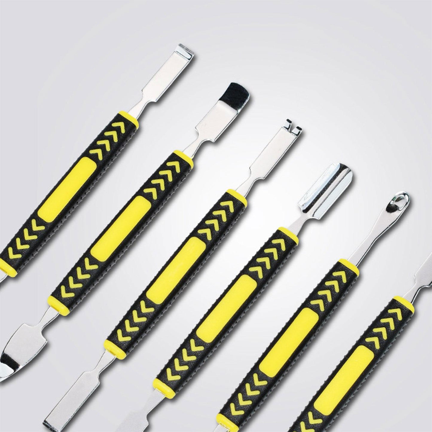 6 Pieces Dual Ends Metal Spudger Set Stainless Steel for Mobile Phone Laptop