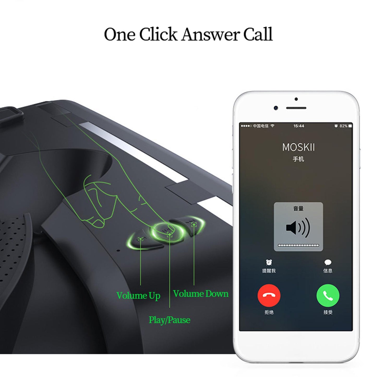 G04EA VR Headset 3D VR Glasses 5.5-7.2" Phones Android iOS No Controller