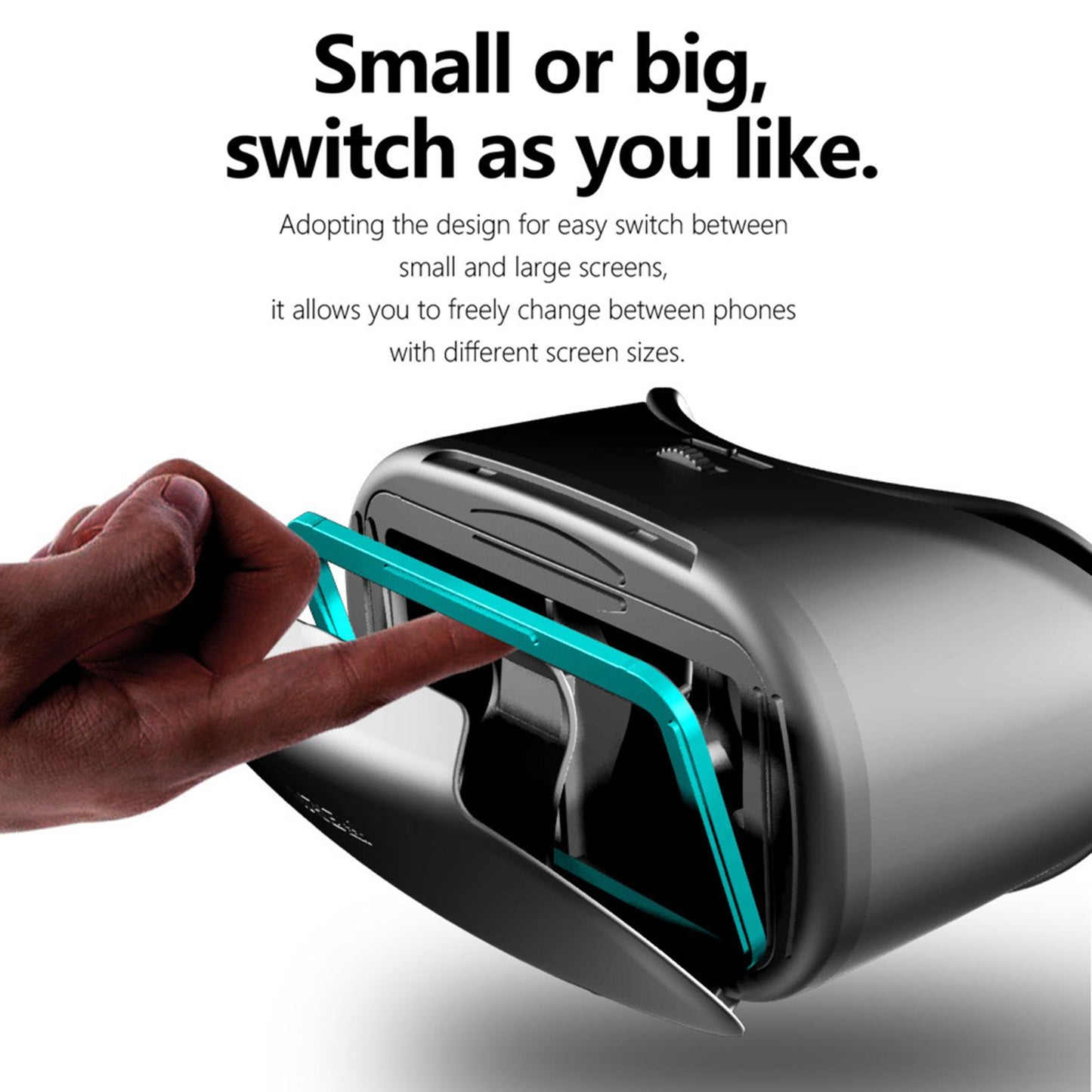 3D VR Glasses Virtual Reality Wide Angle Adjustable for Movies Gaming Gifts no Remote Control