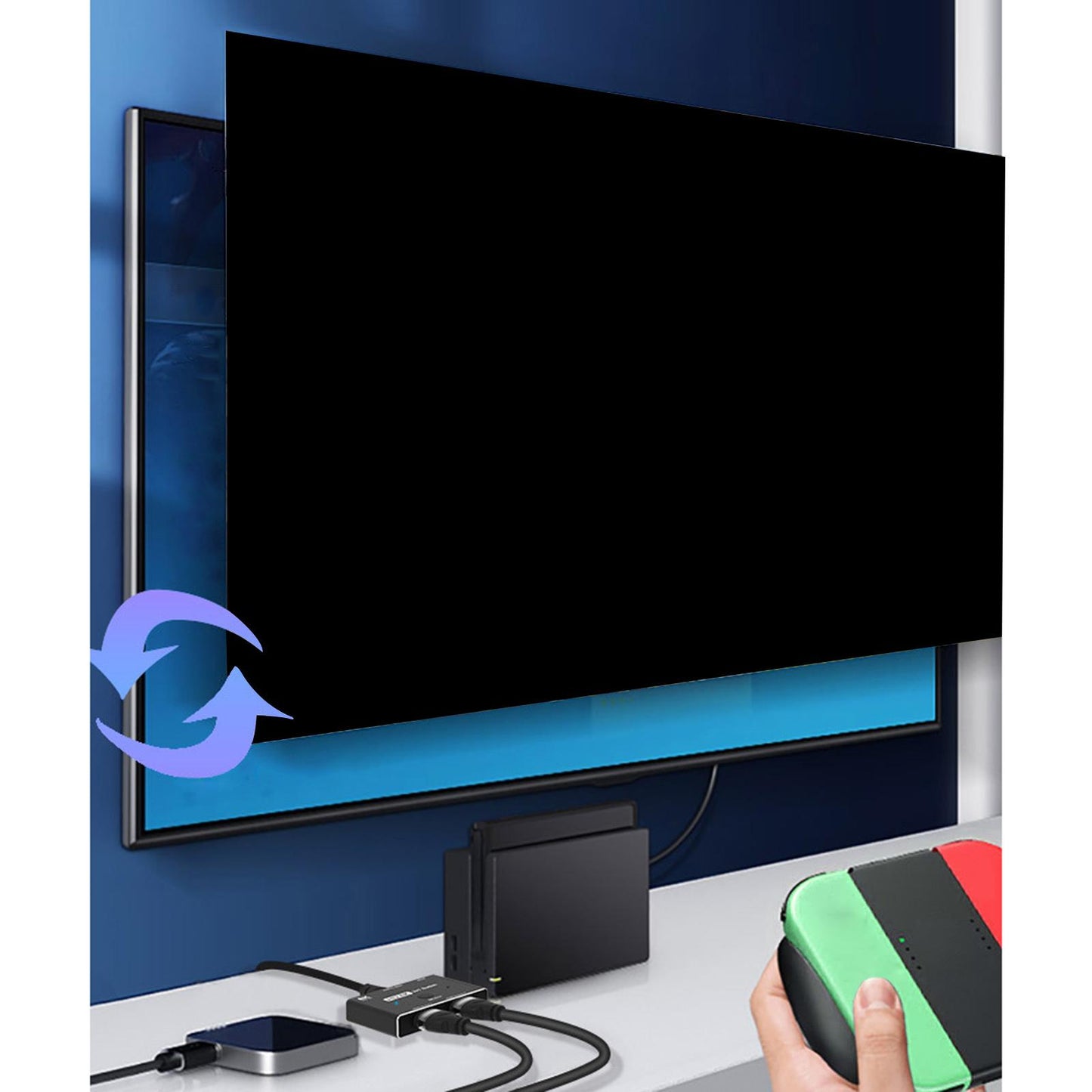 Hdmi-Compatible 2.1 Switch 8K Splitter Converter for PS4 Blue-Ray Player