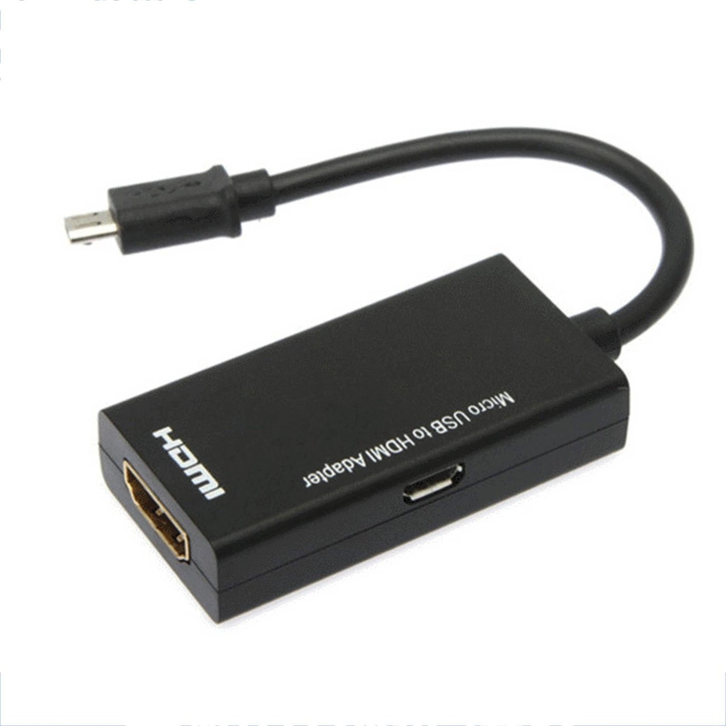 Micro USB to HDMI Adapter Cable High-Definition Signal for Monitors Tablets