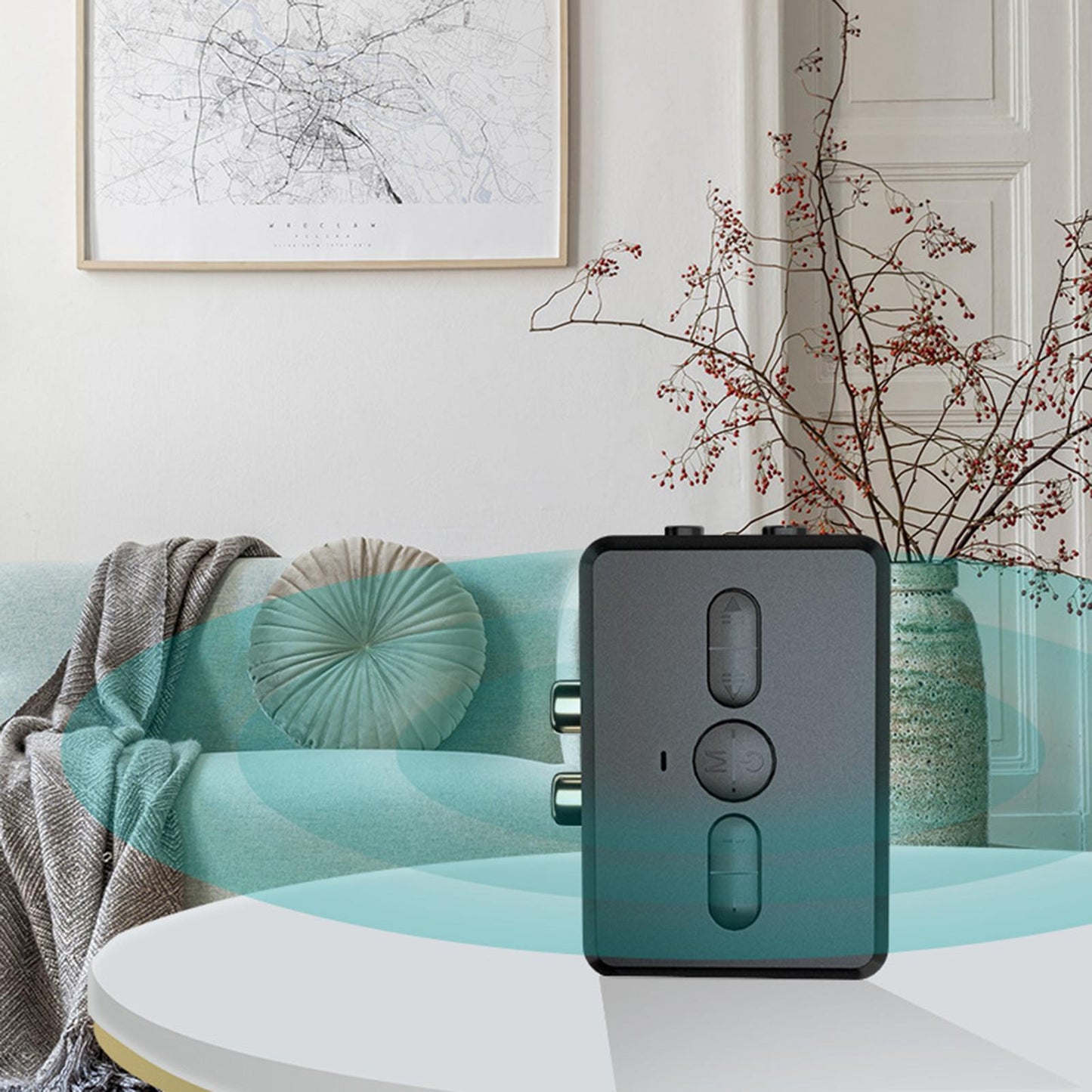 2 in 1 Bluetooth 5.0 Receiver APTX LL 3.5mm AUX Jack RCA Wireless Adapter