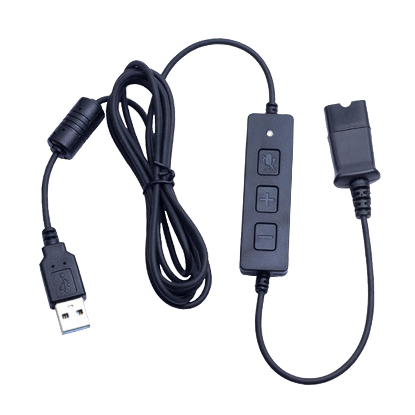 Headset Quick Disconnect Qd Connector Cable to USB for Jabra QD Interface
