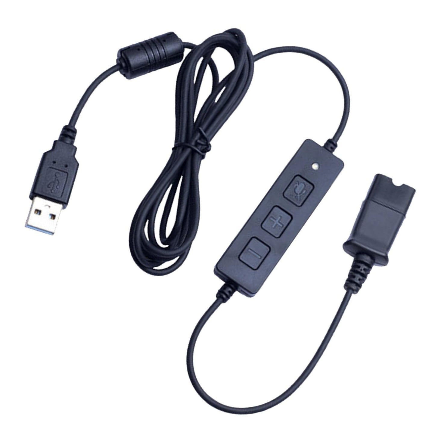 Headset Quick Disconnect Qd Connector Cable to USB for Jabra QD Interface