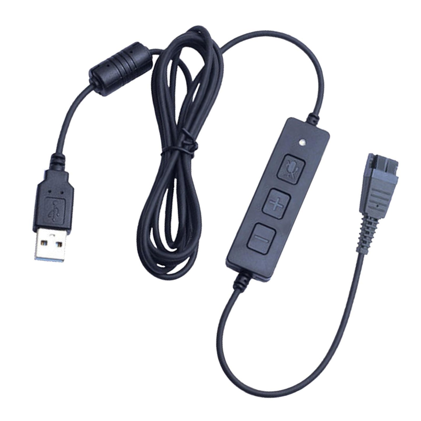 Headset Quick Disconnect Qd Connector Cable to USB for Jabra GN-OD Interface