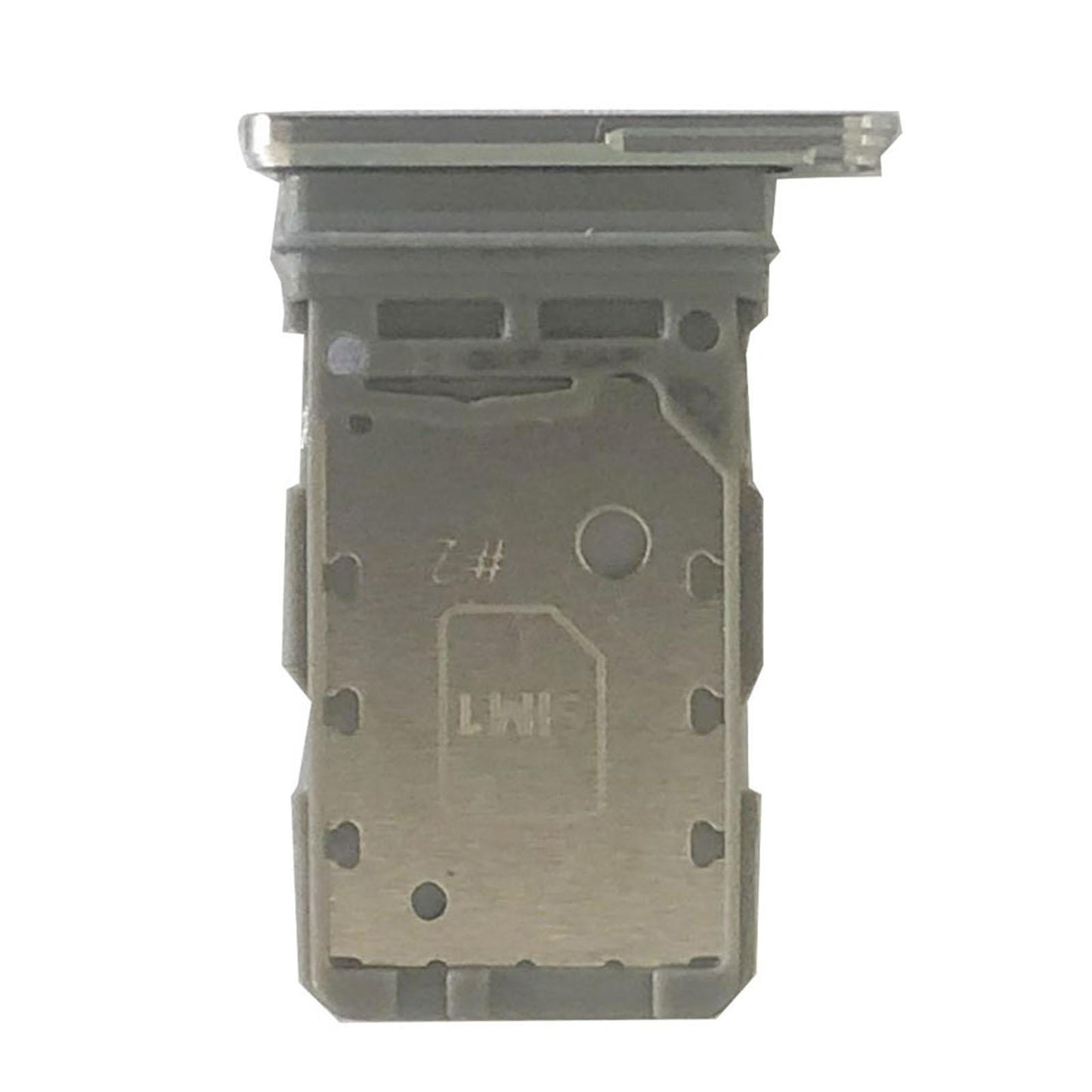 Dual Sim Card Tray Holder Replacement for Samsung S21 5G Sim Tray Silver