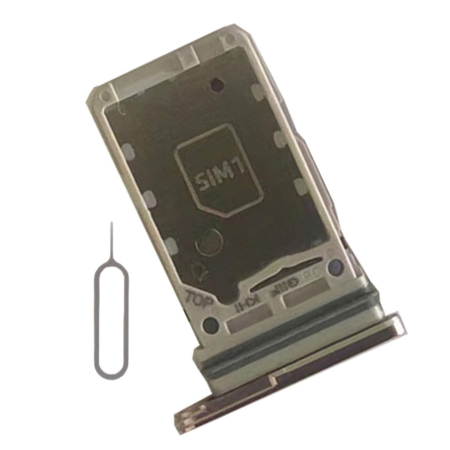 Dual Sim Card Tray Holder Replacement for Samsung S21 5G Sim Tray Gold