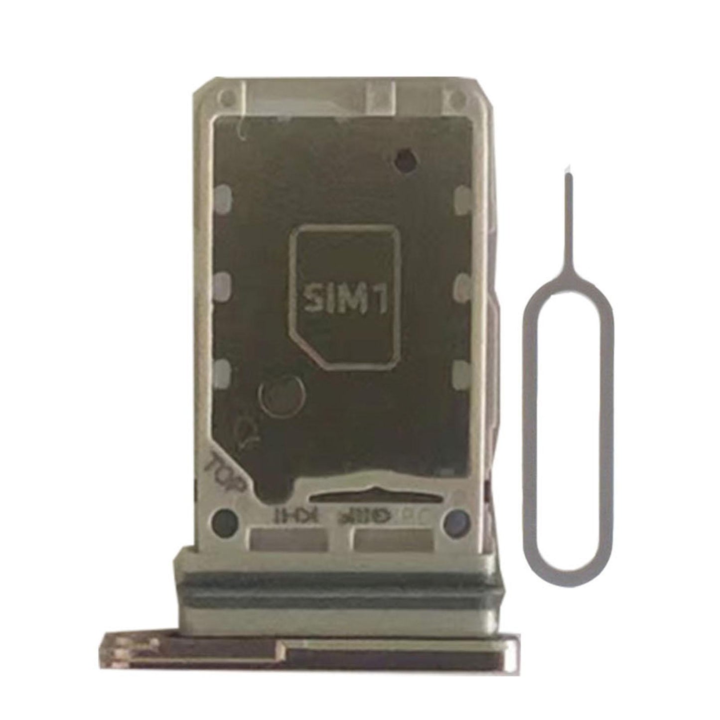 Dual Sim Card Tray Holder Replacement for Samsung S21 5G Sim Tray Gold