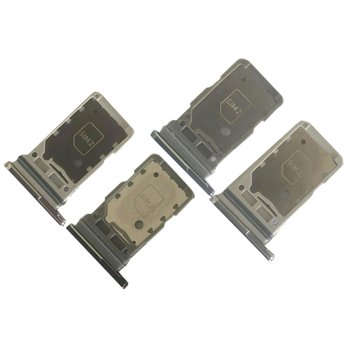 Dual Sim Card Tray Holder Smartphone for Samsung S21 5G Sim Card Slot Gray