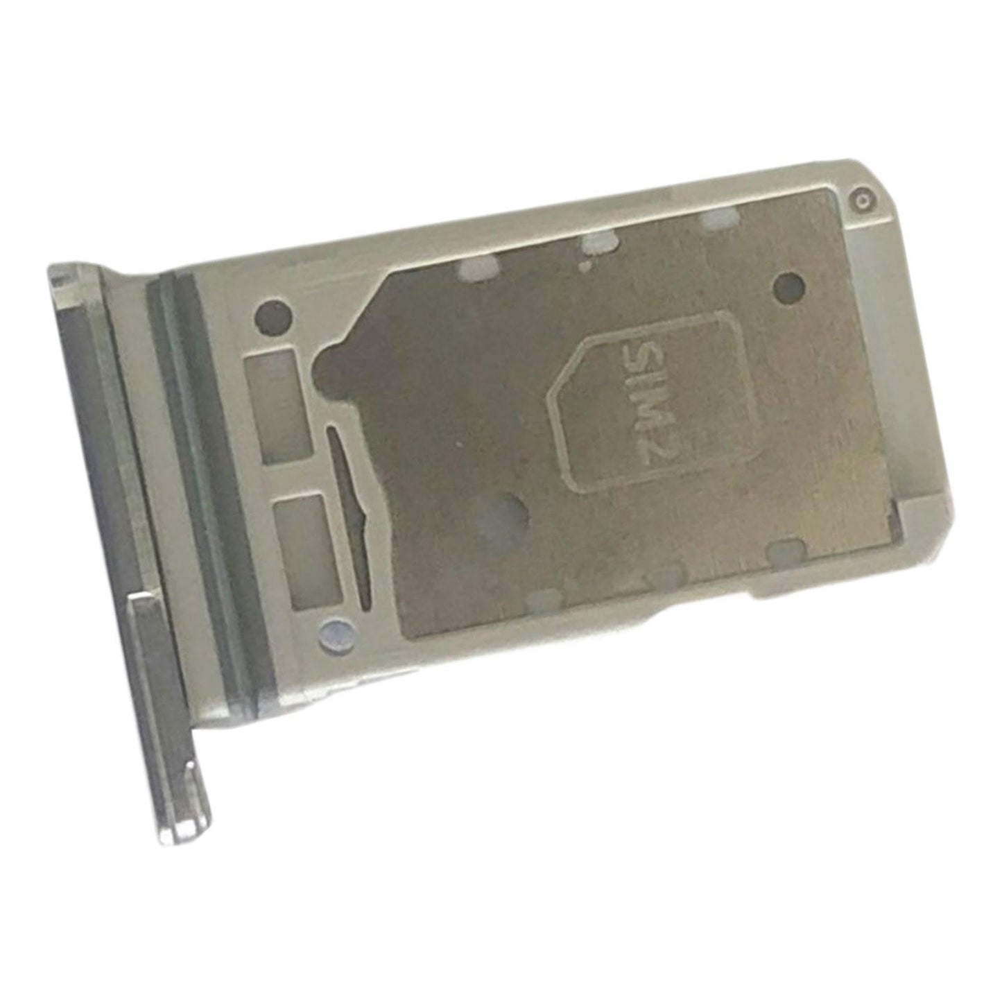 Dual Sim Card Tray Holder Smartphone for Samsung S21 5G Sim Card Slot Silver