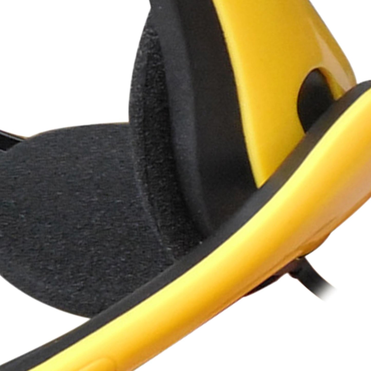 Wired Headphones 3.5mm Audio Cable Corded Lightweight Stereo for Laptop Kids Yellow