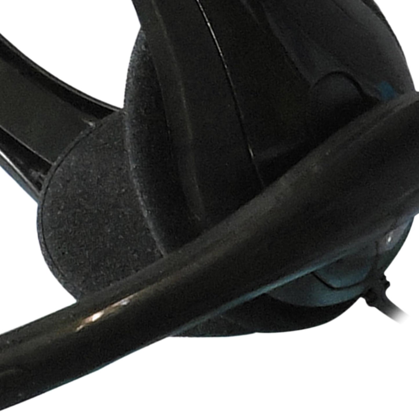 Wired Headphones 3.5mm Audio Cable Corded Lightweight Stereo for Laptop Kids Black