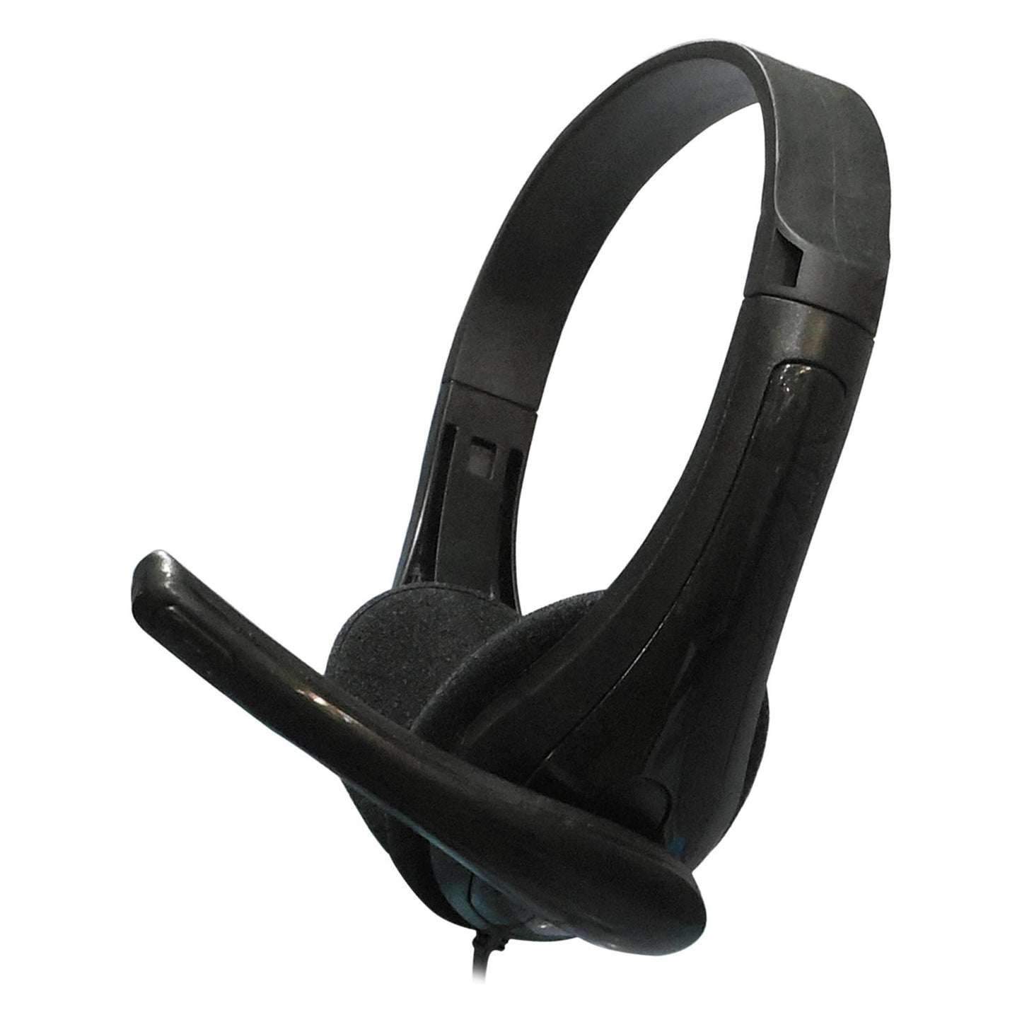 Wired Headphones 3.5mm Audio Cable Corded Lightweight Stereo for Laptop Kids Black