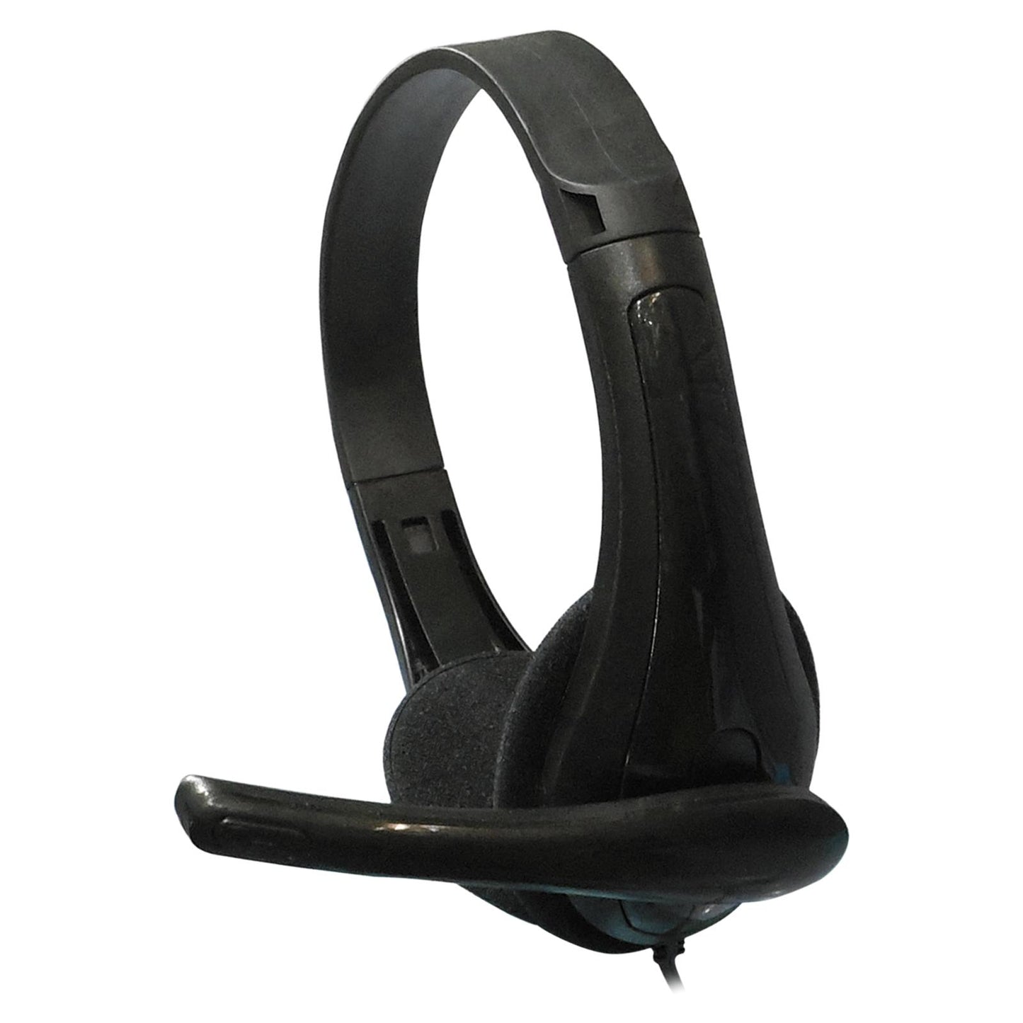 Wired Headphones 3.5mm Audio Cable Corded Lightweight Stereo for Laptop Kids Black