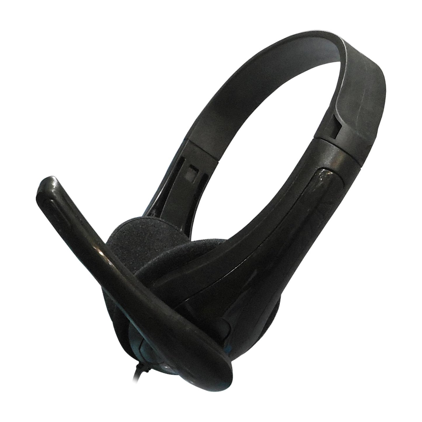 Wired Headphones 3.5mm Audio Cable Corded Lightweight Stereo for Laptop Kids Black