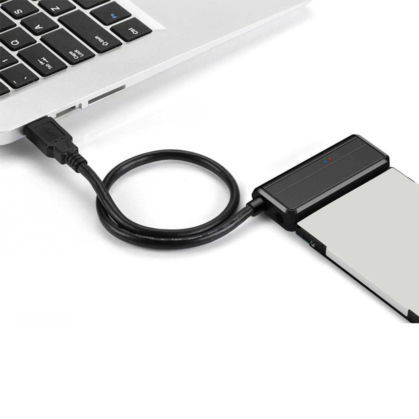 USB to SATA Adapter Cable External SSD/HDD Drives with Power Adapter UK