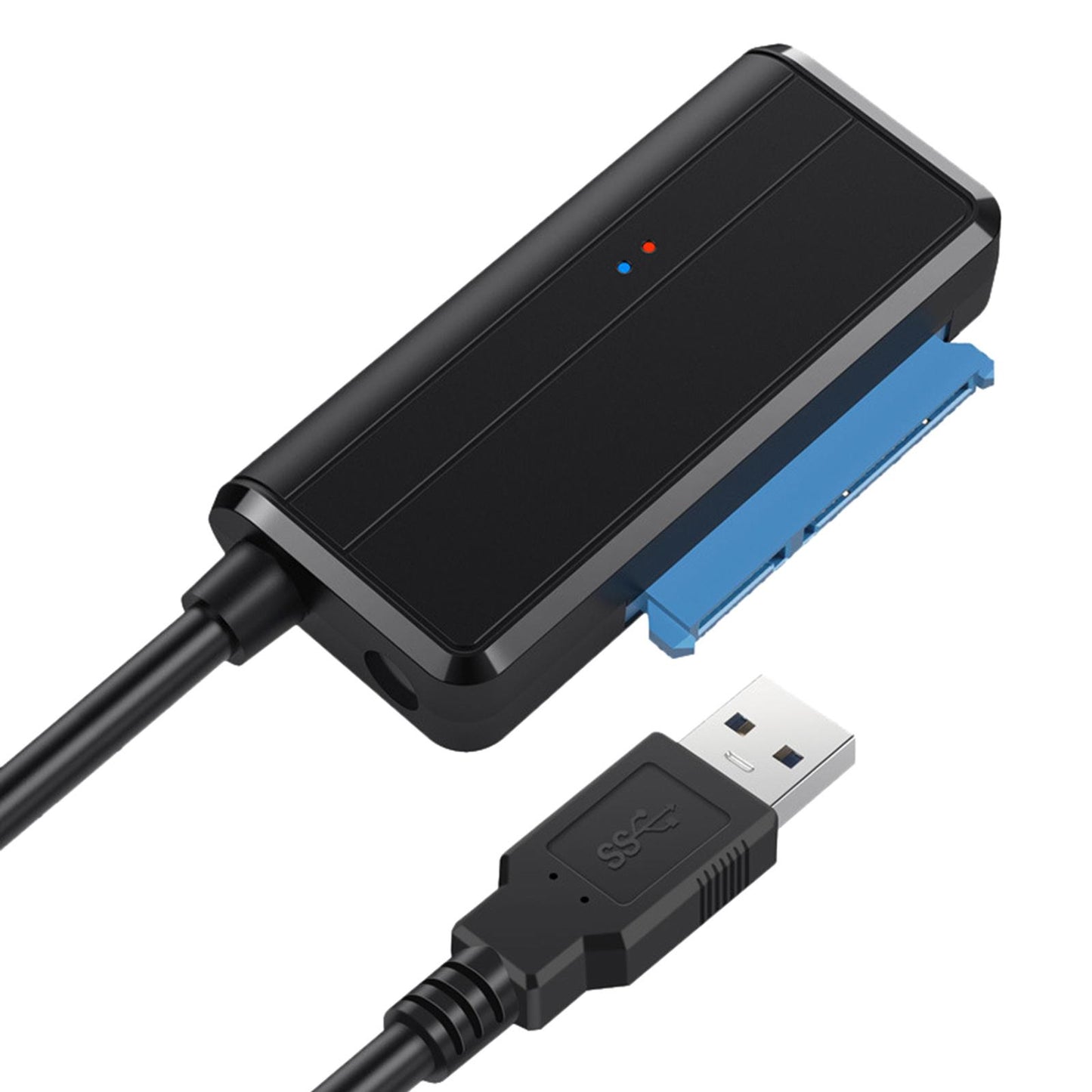 USB to SATA Adapter Cable External SSD/HDD Drives with Power Adapter US