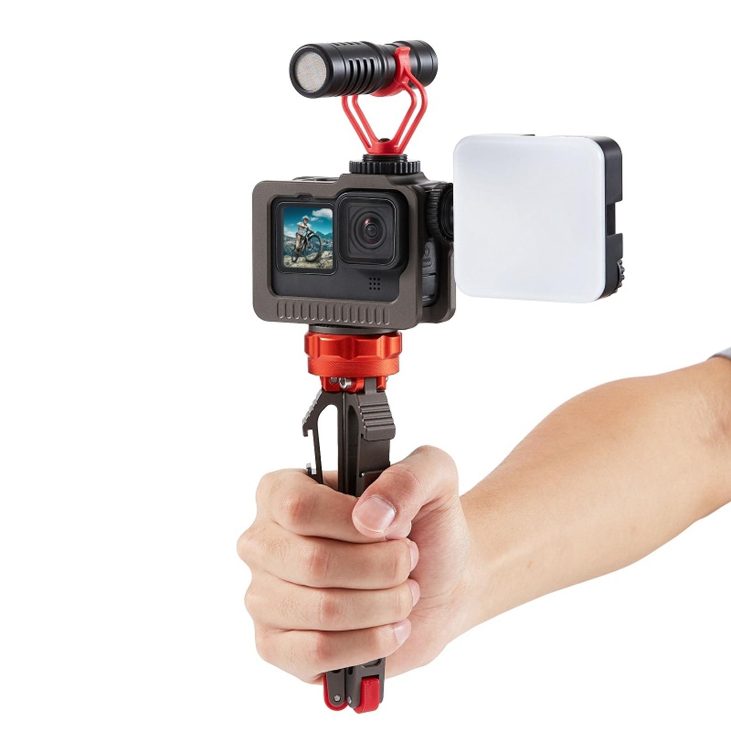 Aluminum Alloy Case for Hero 10 9 Black Solid Protection Quick Release