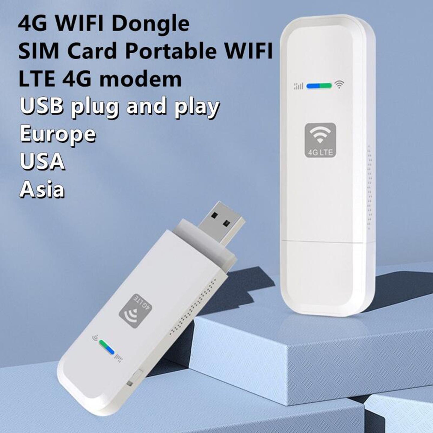 4G USB WiFi Router Modem Mobile Internet Devices High Speed for Outdoor Car B1 B3 B7 B8 B20