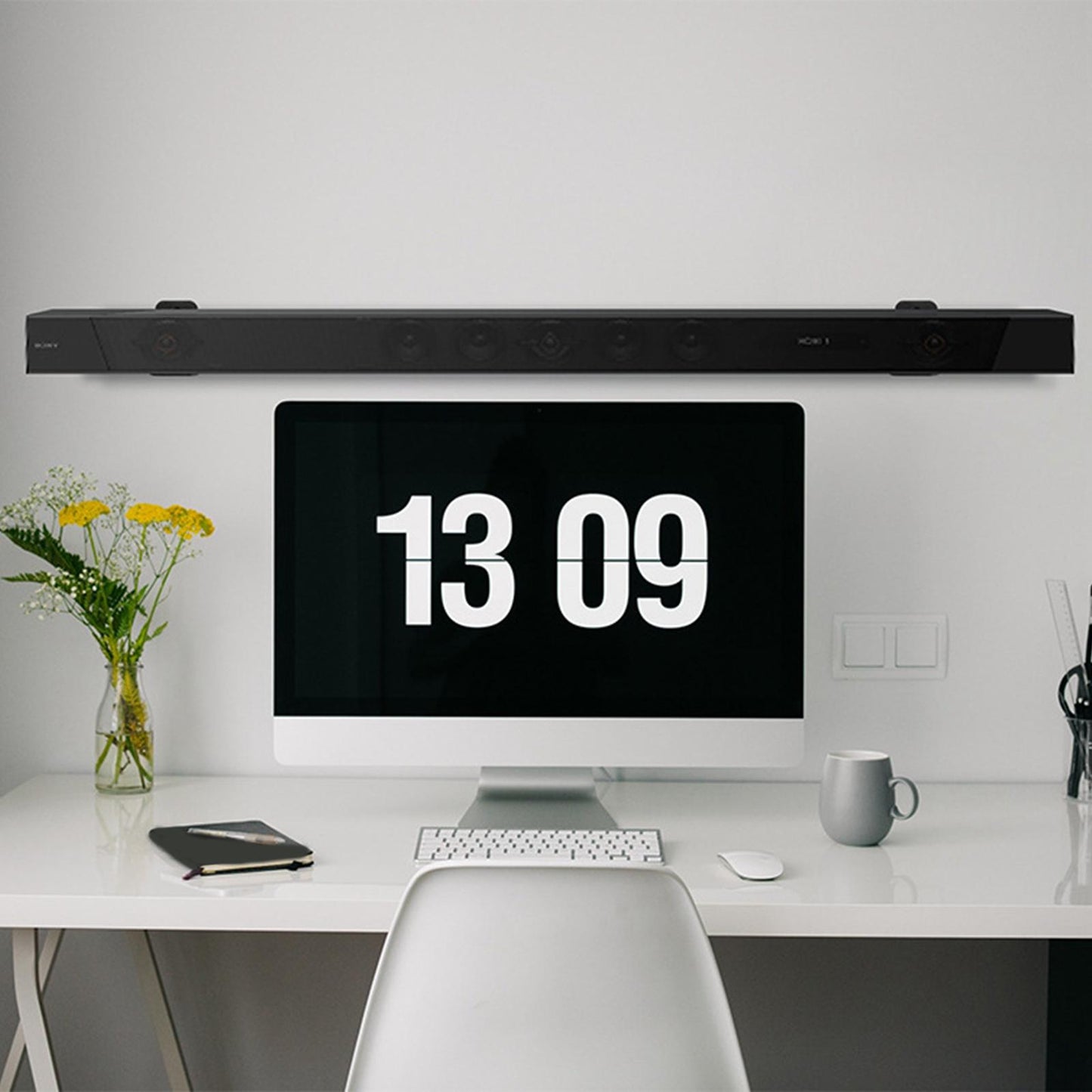 Sound Bar Mounts Steel Durable Floating Shelf Brackets for Wall Mounting