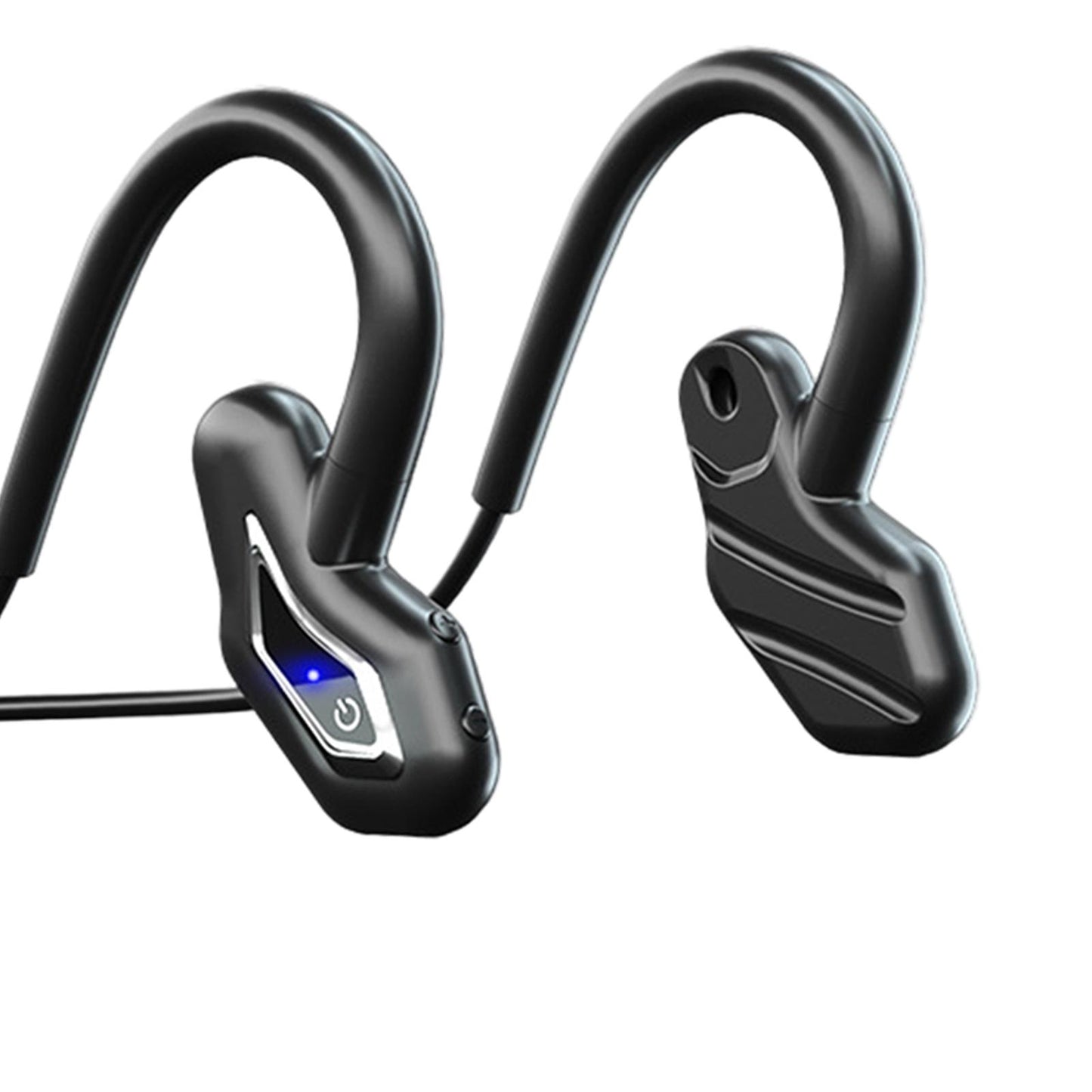 Bone Conduction Headphones Wireless Bluetooth Headset Black 16G Memory