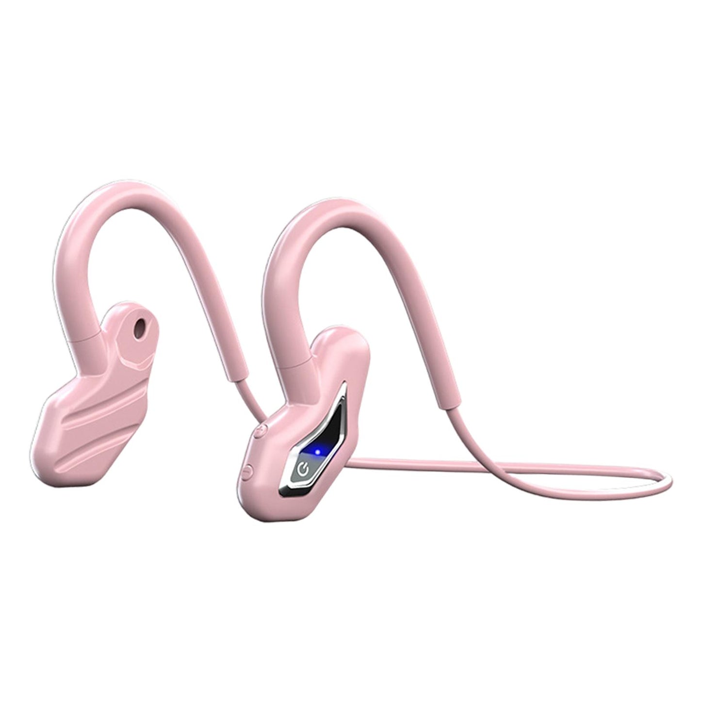 Bone Conduction Headphones Wireless Bluetooth Headset Pink