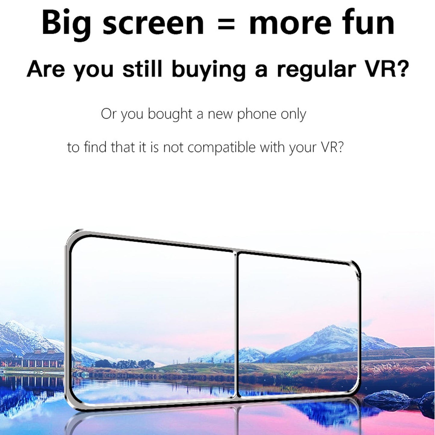 3D VR Glasses Adjustable Headset Helmet for 5-7" Phones Y1 Remote Control